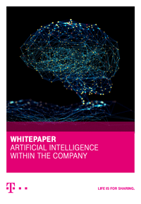 Cover sheet of the Whitepaper Artificial Intelligence within the company