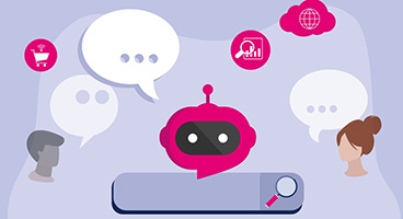 Illustration of the AI chatbot