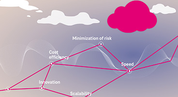 Cloud computing is convincing: cost efficiency, risk minimization and scalability meet speed.