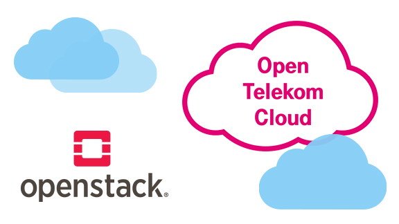 Grafik Logo openstack und Open Telekom Cloud