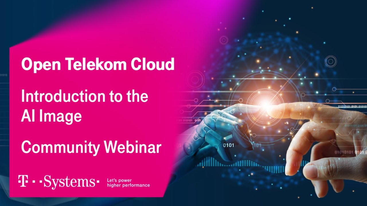 Introduction to the AI Image | Open Telekom Cloud | T-Systems
