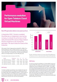 Cover Sheet Performance Development Virtual Machines