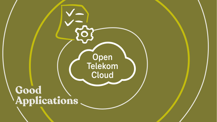 Grafik Key Feature mit Dokument und Open Telekom Cloud Logo 
