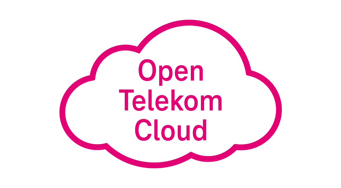Open Telekom Cloud T-Systems logo.