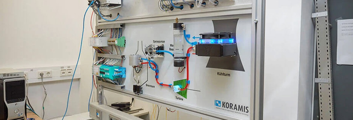 Photo shows a model from the KORAMIS laboratory.