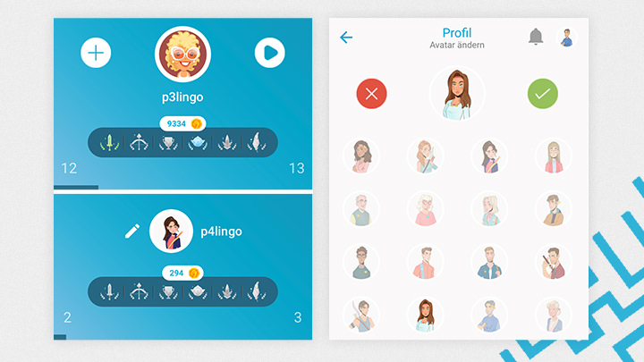 P3L Smart Learning World – Incognito and GDPR-compliant because of avatars and player names