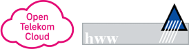 Open Telekom Cloud and hww Cloud Open Telekom Cloud and Logo hww