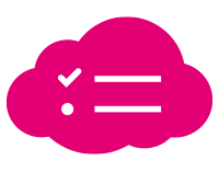 Icon cloud with listing